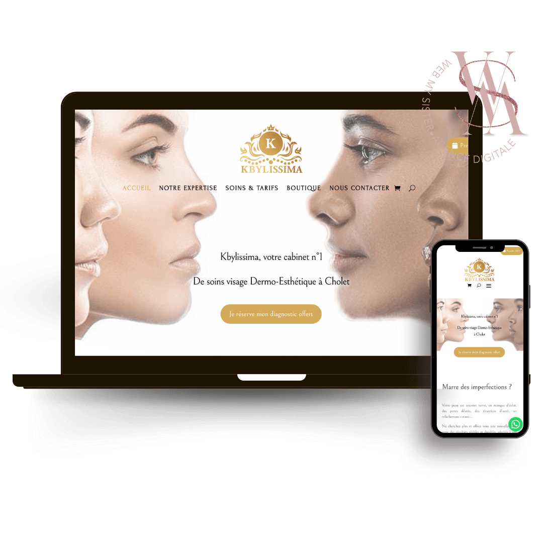 kbylissima création site internet esthéticienne