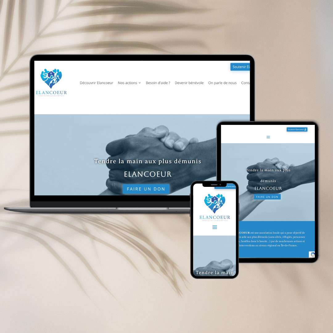 site vitrine wordpress responsive image elancoeur