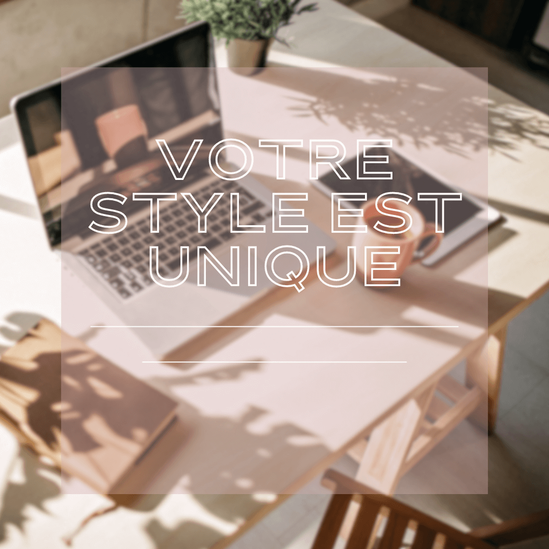 votre style est unique site vitrine wordpress ordinateur