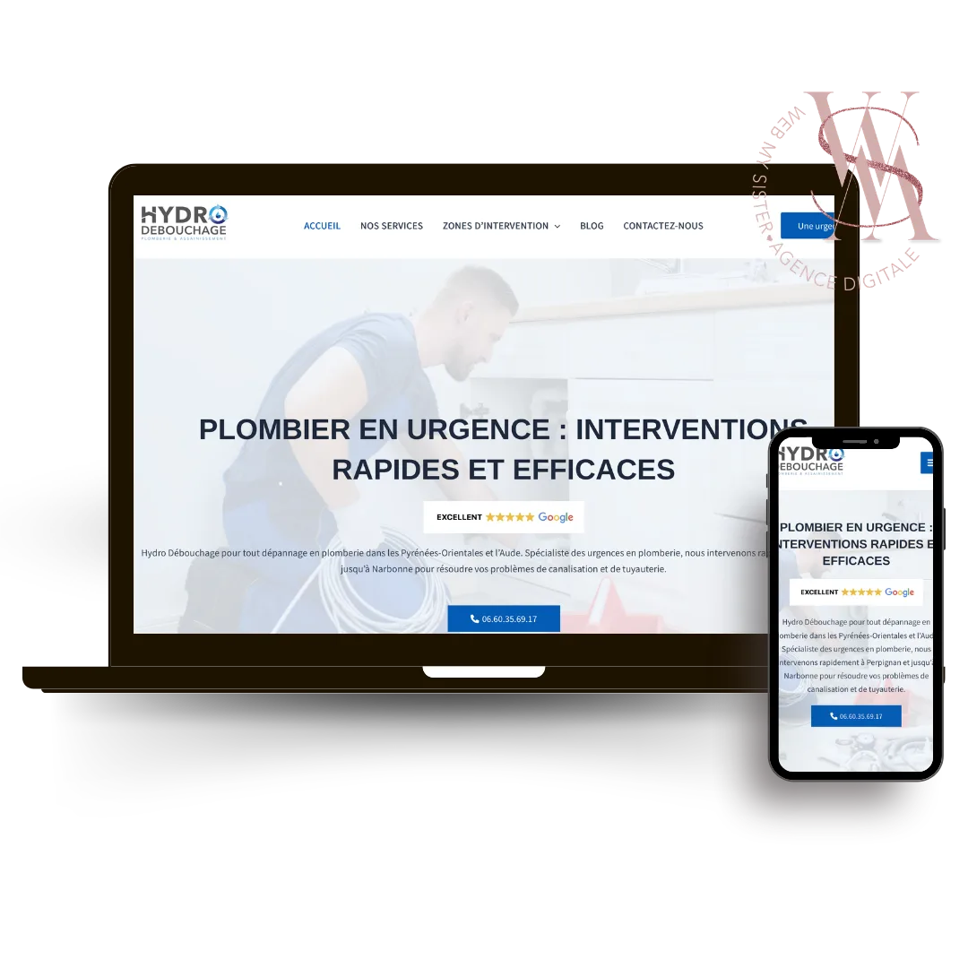 création de site plomberie